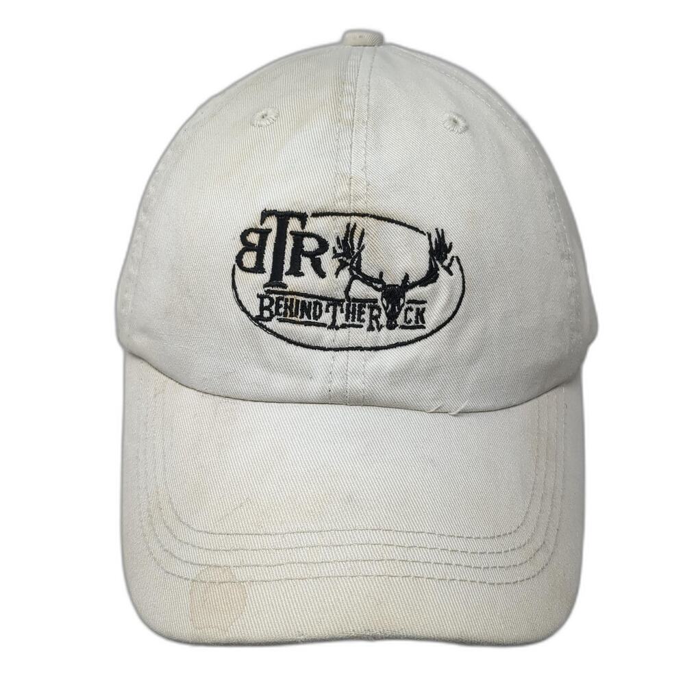 Behind The Rock Slideback Baseball Cap Beige OS Adjustable Alternative Apparel